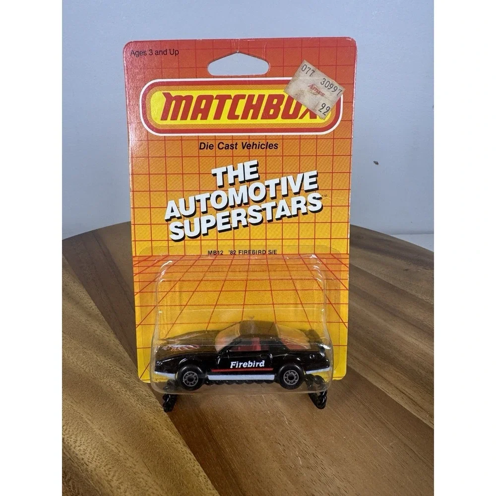 1987 Matchbox MB12 '82‎ Firebird S/E  Automotive Superstars Black Macau